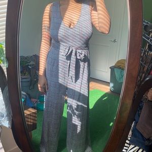 Houndstooth Jumpsuit